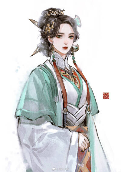 （古风美人）绘师：壳中蝎