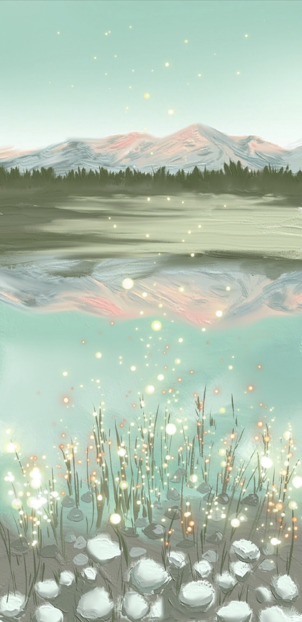 手绘壁纸
图源：QQ
cr：栀花成殇