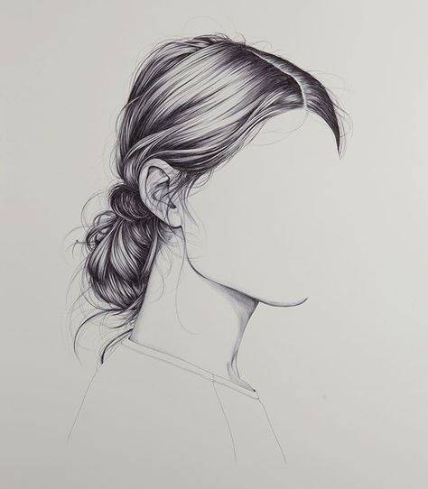 细腻的发丝-插画师Henrietta Harris ​ ​​​​