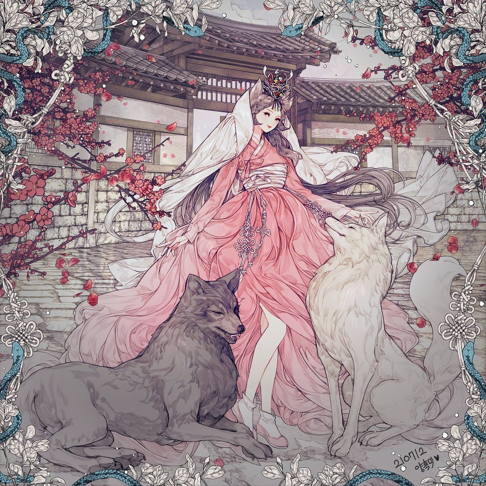 韩国画师绘制#艺术鉴赏