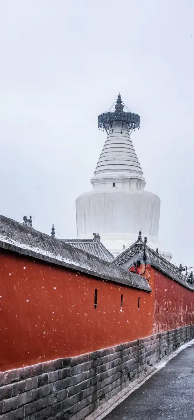 .小米壁纸 古墙与冬雪 vol.200