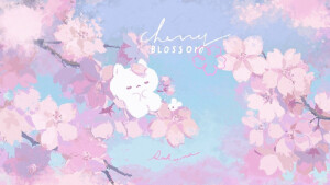 iPad壁纸｜插画｜治愈的小兔子
画师Twi:neko_fton