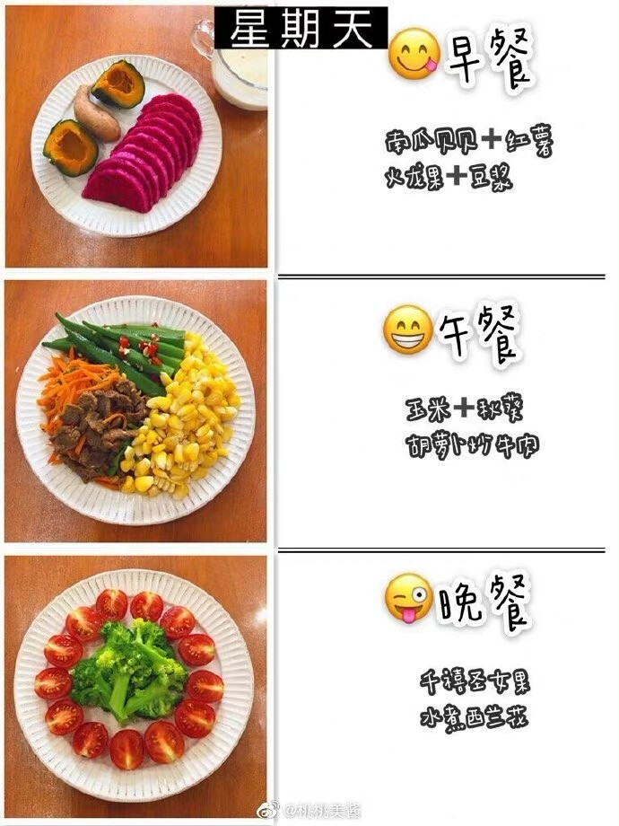 一周健身减脂餐