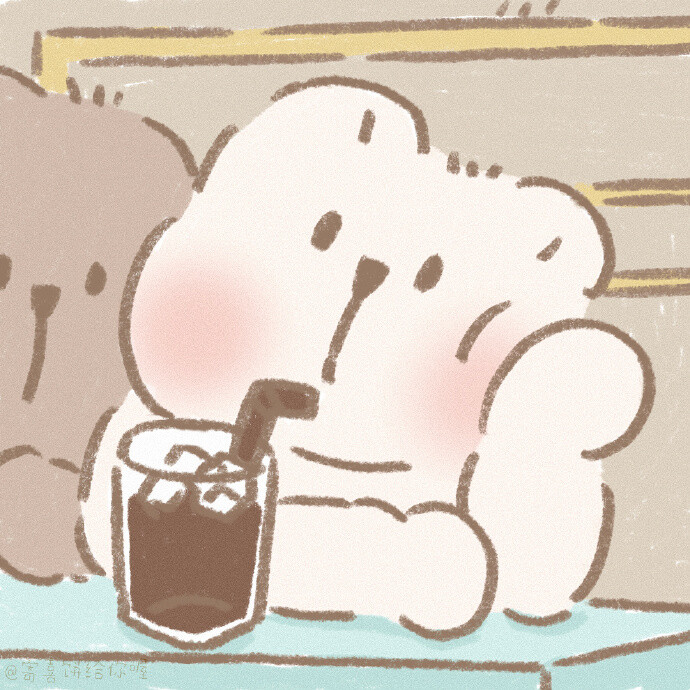 闺蜜头像 ©寄喜饼给你喔 