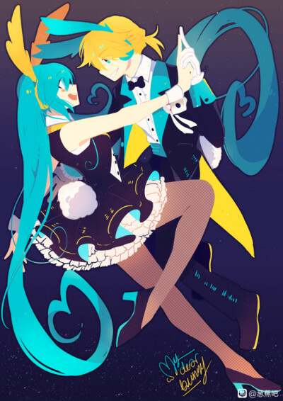 葱蕉，蕉葱，镜音连，初音未来，miku，len