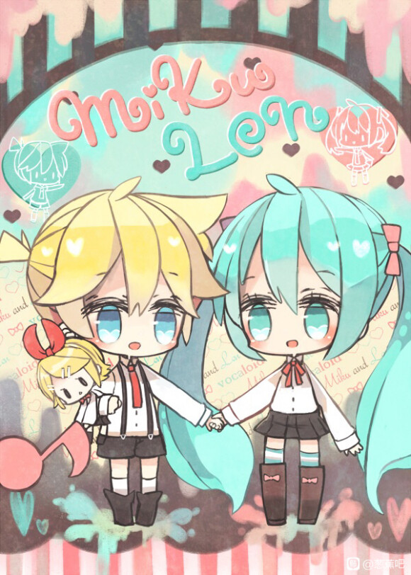 葱蕉蕉葱镜音连初音未来mikulen