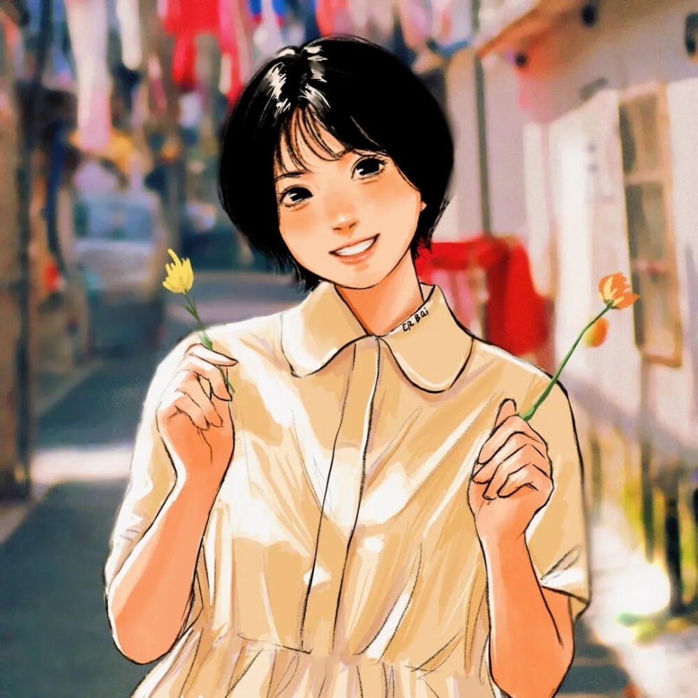 _可爱唯美青春少女