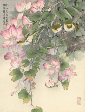 手绘花鸟集~ by.张克齐