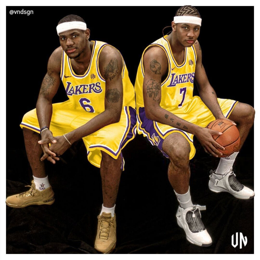 Lakers Melo LeBron