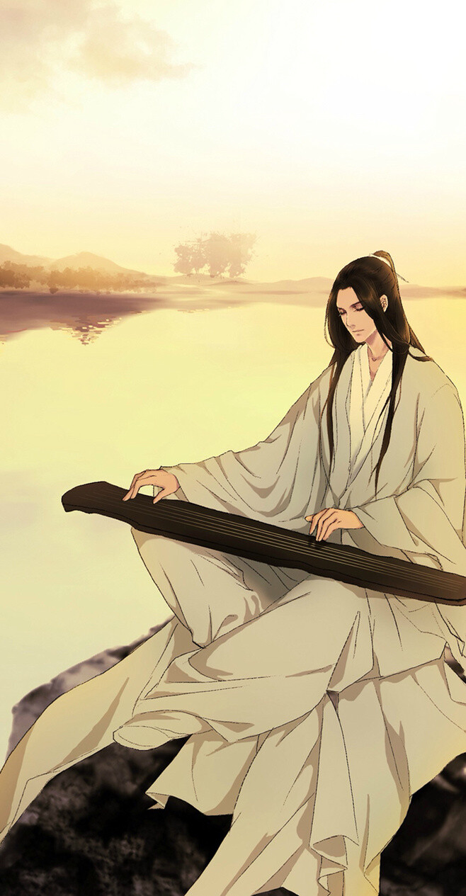 古风，古韵，插画，手绘