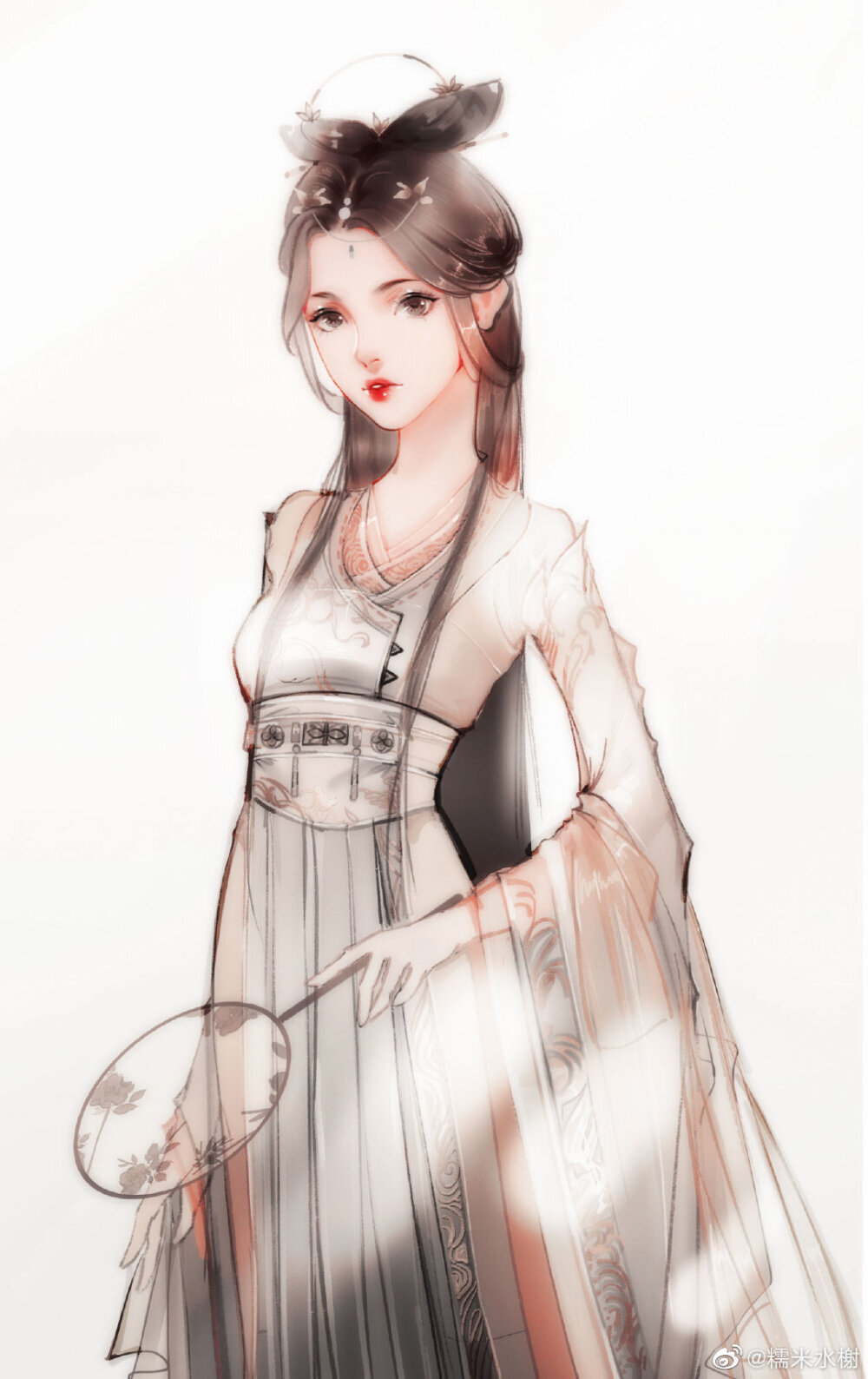 古风，古装，古韵，插画，手绘