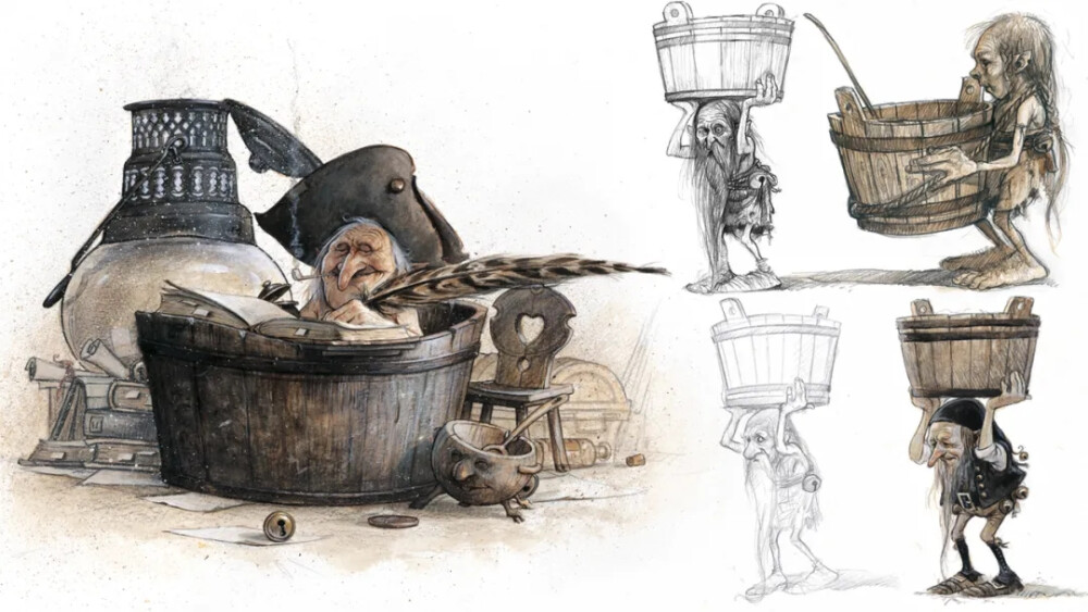 法国奇幻插画大师 Jean Baptiste Monge