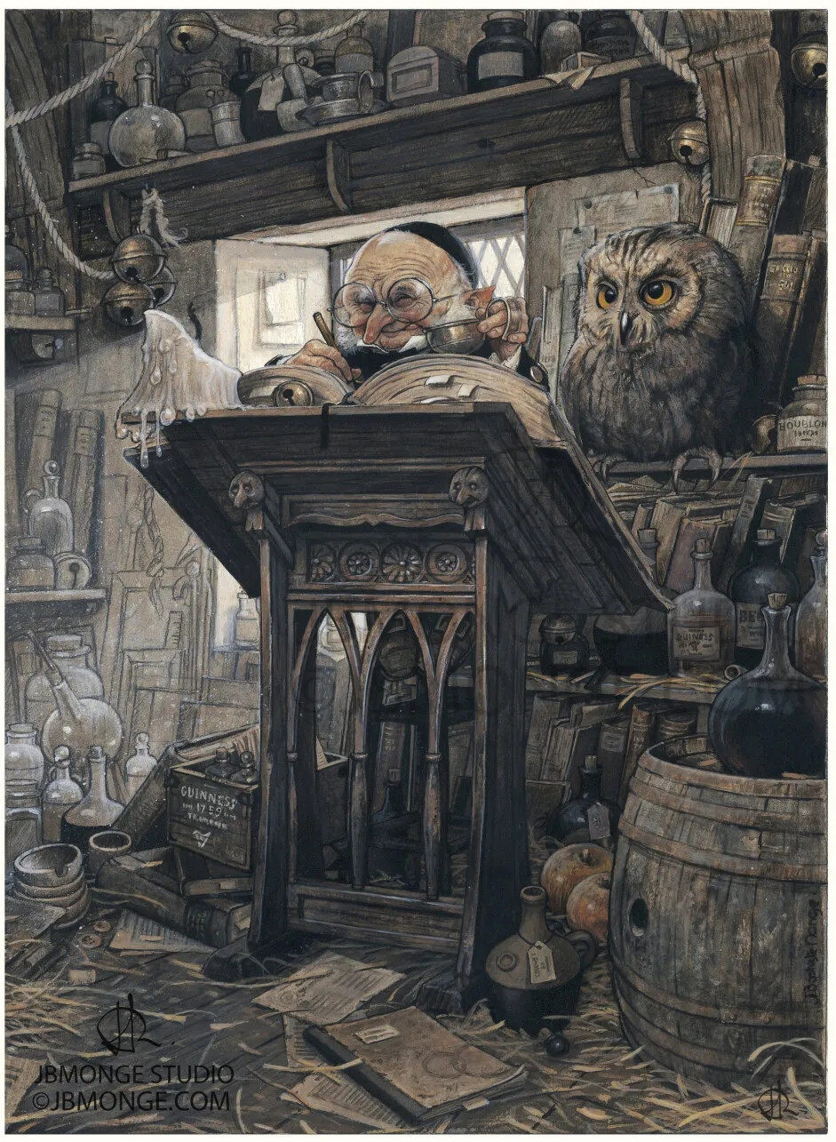 法国奇幻插画大师 Jean Baptiste Monge