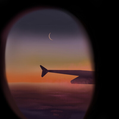 一组超好看的落日背景图