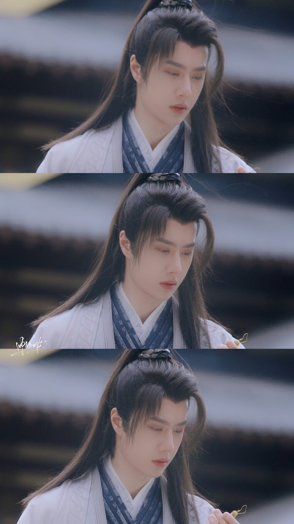 “徙涧夜涯揽清痕，山月后羿，不入哗生。”
“我看蘅皋中，澈洗云上舒”
@UNIQ-王一博 cr:logo