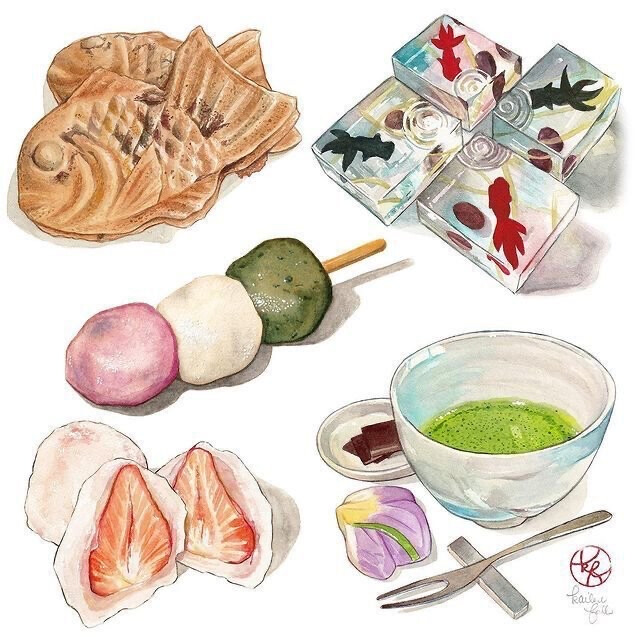 美食插画 ins:kailenefalls ​ ​​​