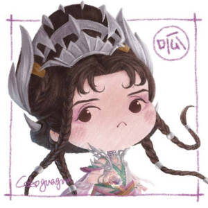 王者荣耀Q版头像 云中君 孙膑 司空震 芈月 诸葛亮 公孙离 兰陵王 花木兰 露娜  画手：gaoguagua高呱呱  图源：微博（不可商用）