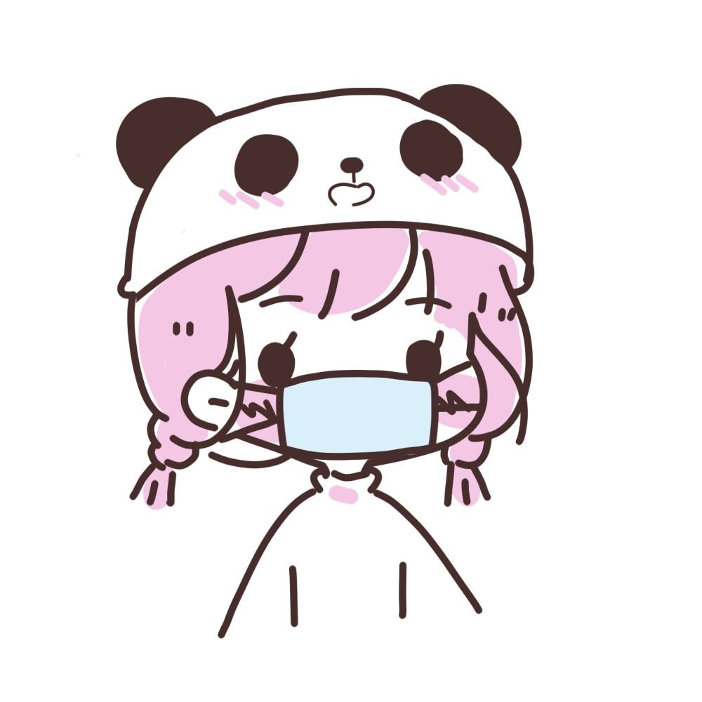 手绘简笔画情侣头像 卡通可爱