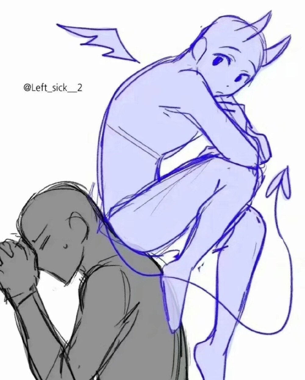 和恶魔一起的模板