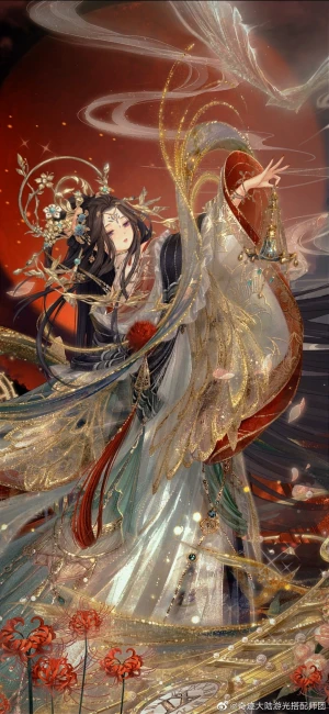 彼岸花插画 堆糖 美图壁纸兴趣社区