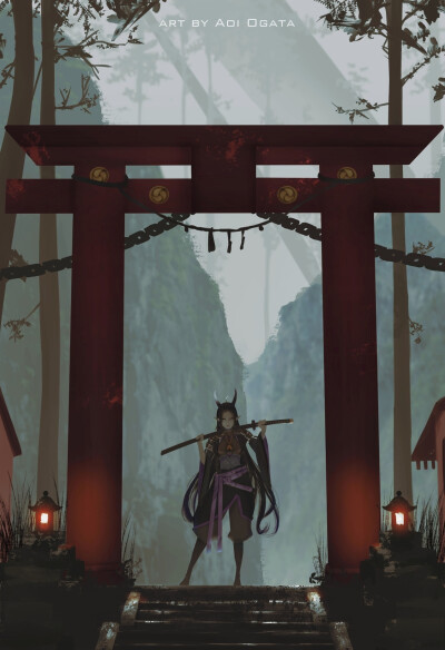 「画师安利」
图源自：P站
画师：Aoi Ogata
（画师早期作品）
礼貌拿图