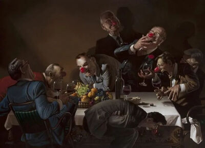 Gerhard插画作品的最大特点，就是以幽默的手法，犀利地揭露社会生活中的各种问题。