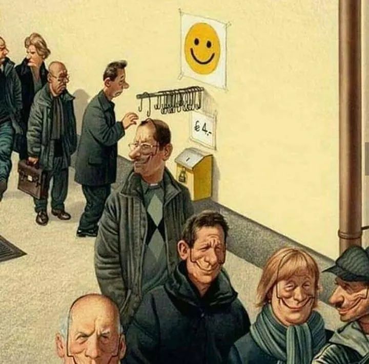 Gerhard插画作品的最大特点，就是以幽默的手法，犀利地揭露社会生活中的各种问题。