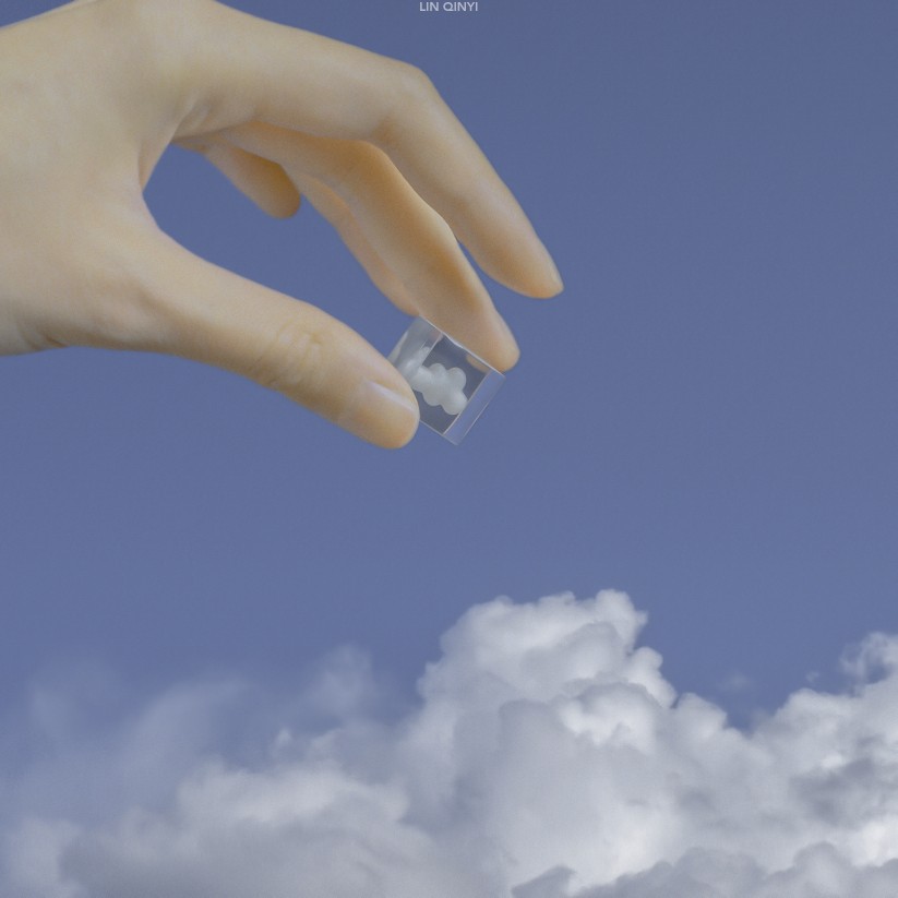 世界也温柔
蓝色朋友圈背景图