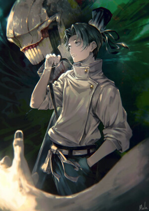 #咒术回战#  乙骨忧太
画师：灸場メロ