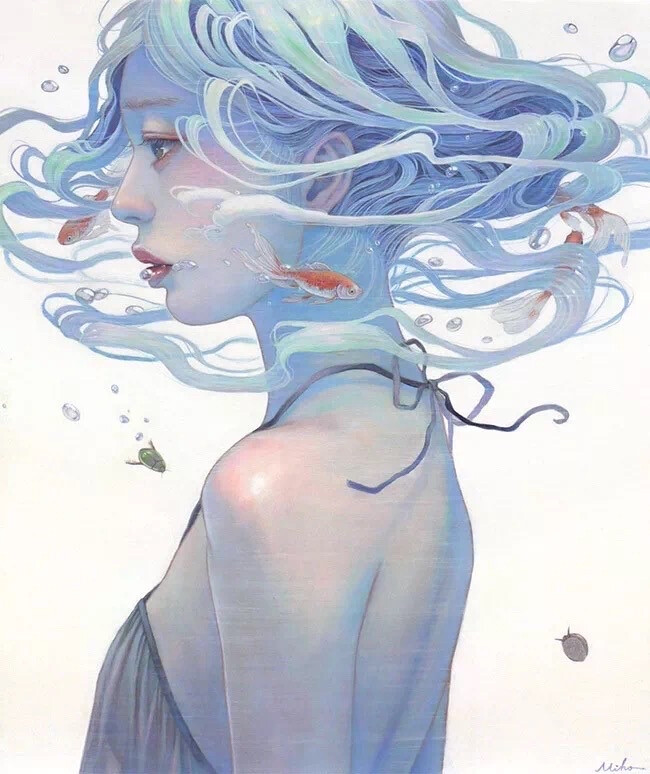 日本女油画艺术家Miho Hirano（平野实穗）
