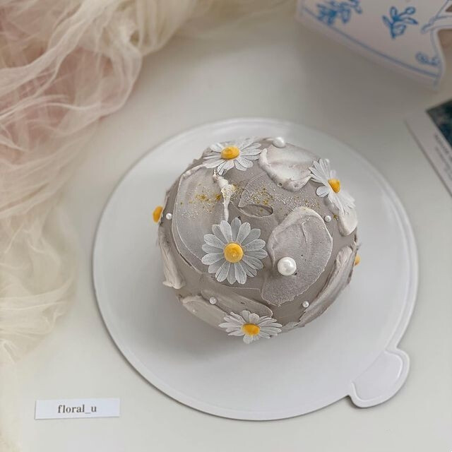 球形蛋糕，ig：floral_u_cake ​​