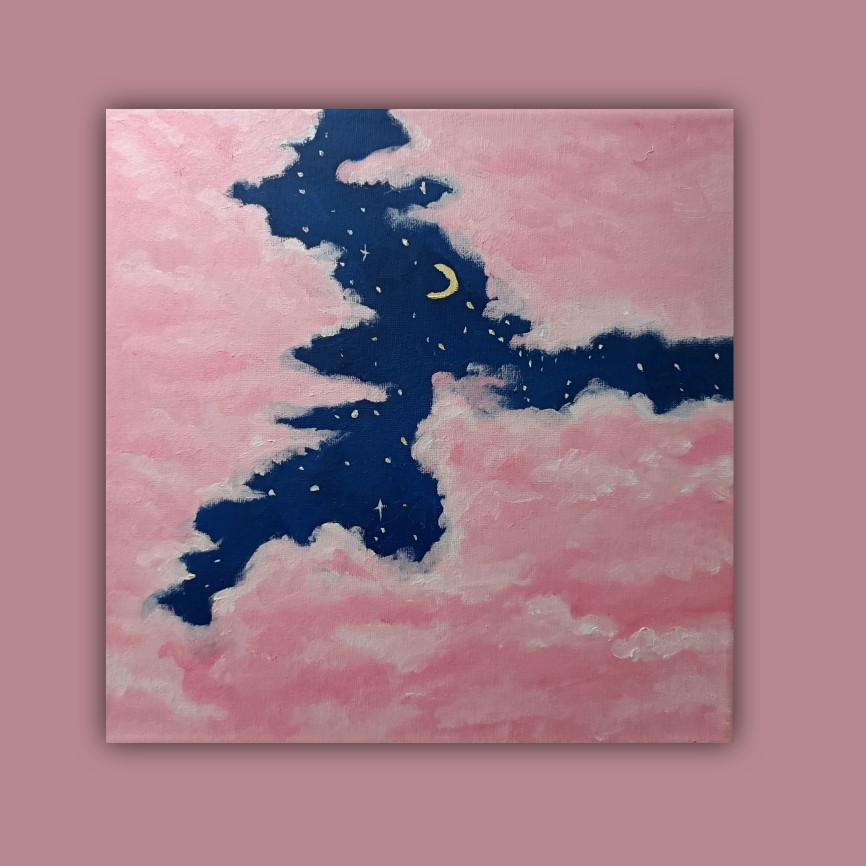 《月下星空》——临摹
装饰油画 纯手绘
尺寸30*30cm
可直接悬挂