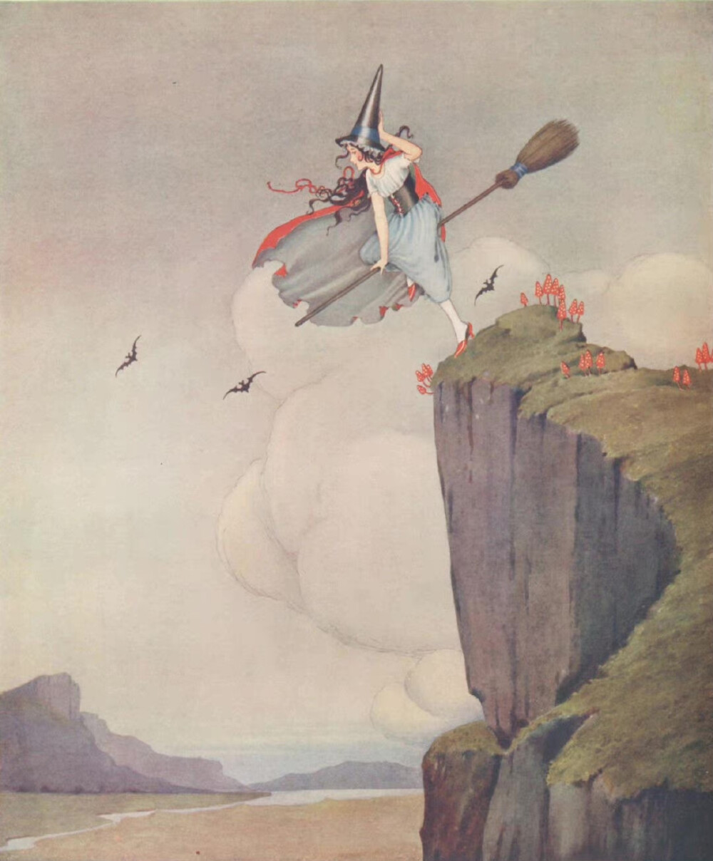 艾达.伦图尔.奥思韦特（Ida Rentoul Outhwaite,1888-1960）
画笔下那些轻盈梦幻、无忧无虑的小精灵们