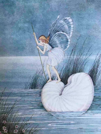 艾达.伦图尔.奥思韦特（Ida Rentoul Outhwaite,1888-1960）
画笔下那些轻盈梦幻、无忧无虑的小精灵们