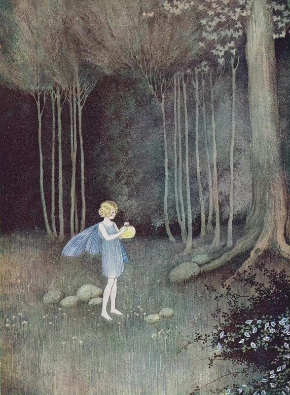 艾达.伦图尔.奥思韦特（Ida Rentoul Outhwaite,1888-1960）
画笔下那些轻盈梦幻、无忧无虑的小精灵们