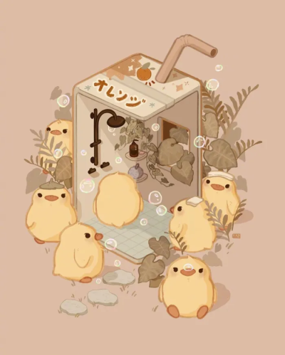 温柔可爱的奶茶色系背景