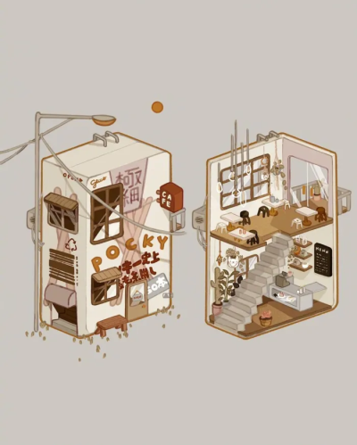 温柔可爱的奶茶色系背景