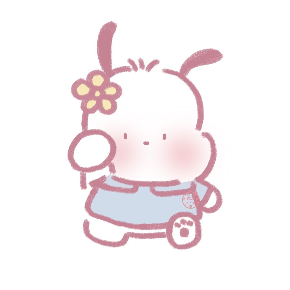 “这一年故事很简单 遇见你 我很喜欢”
画师：杏子茶酱酱