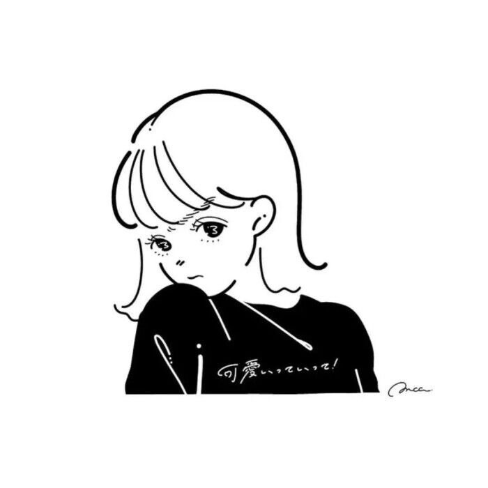 一组简笔画的头像~