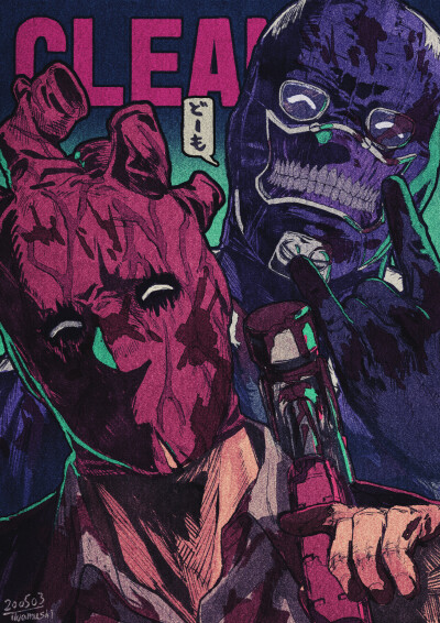 异兽魔都 Dorohedoro
twitter: iwa_to_mushi