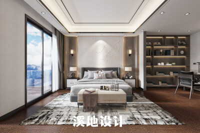 新中式卧室