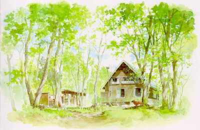 场景设计师男鹿和雄原画大赏