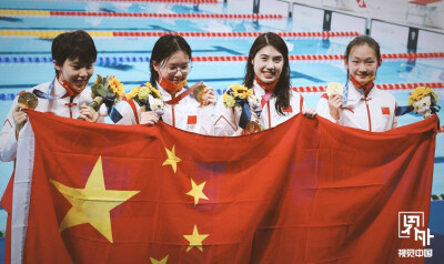 2020东京奥运会女子4×200米自由泳接力4×100米混合泳接力 张雨霏 汤慕涵 张一璠 董洁 李冰洁 杨浚瑄