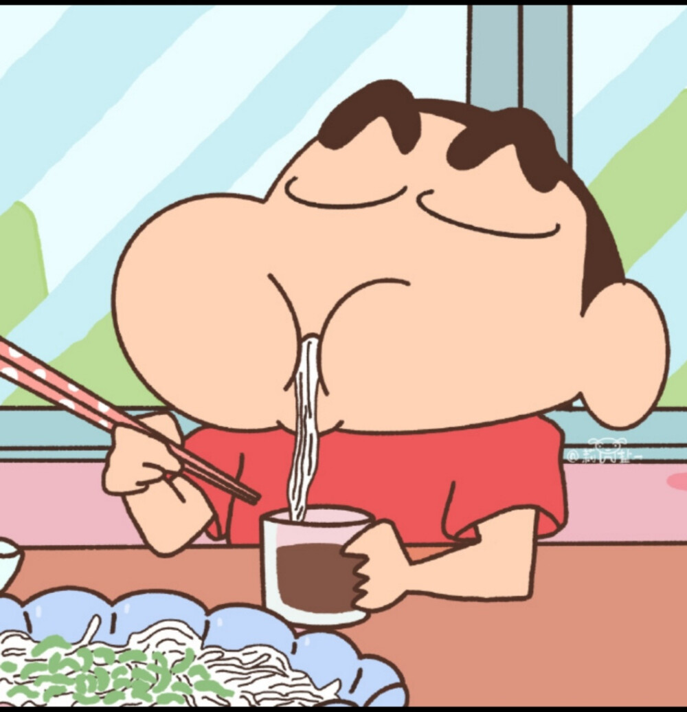 蜡笔小新爱吃饭