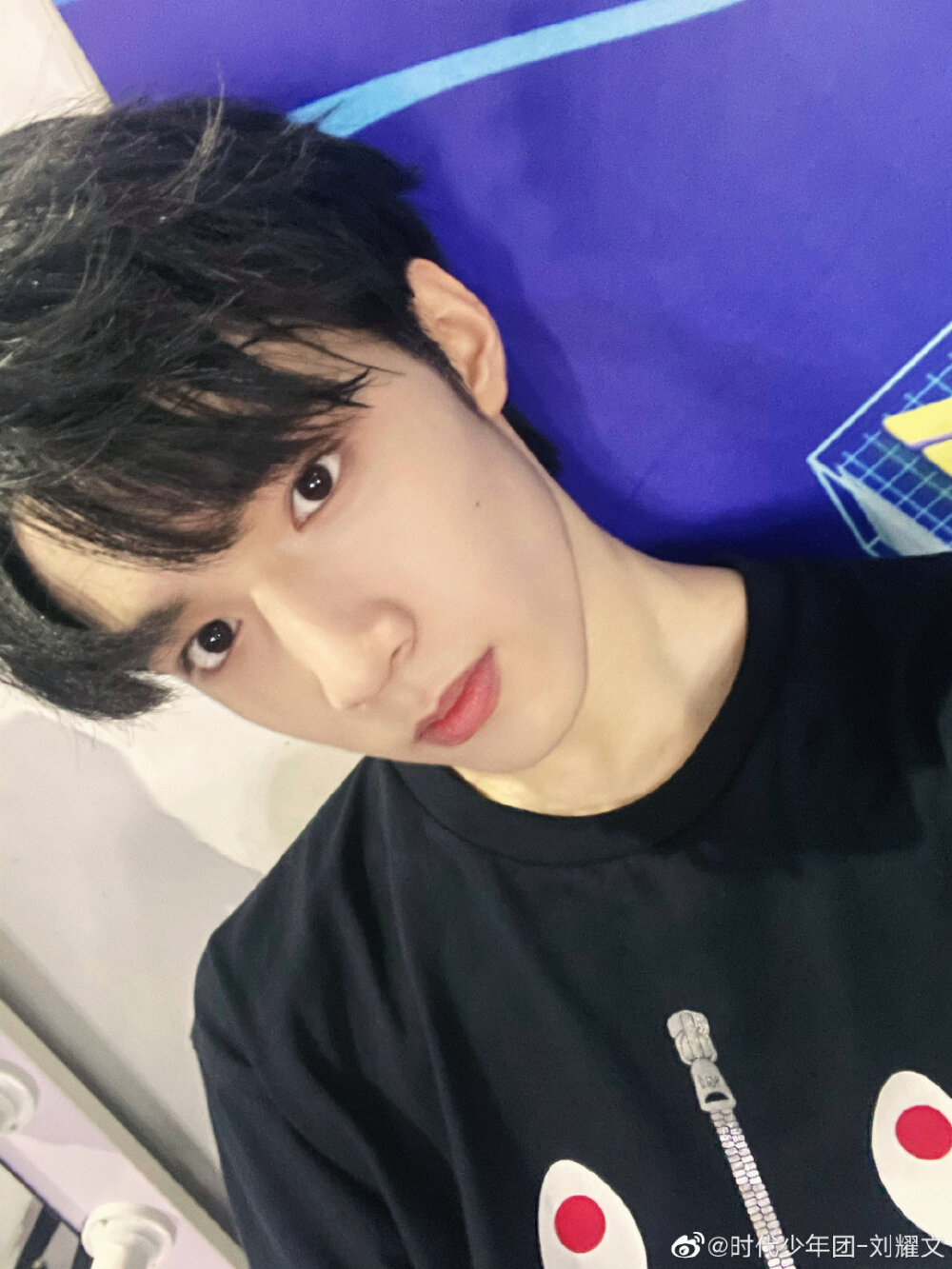 刘耀文_原截微博_自修勿改礼貌拿图