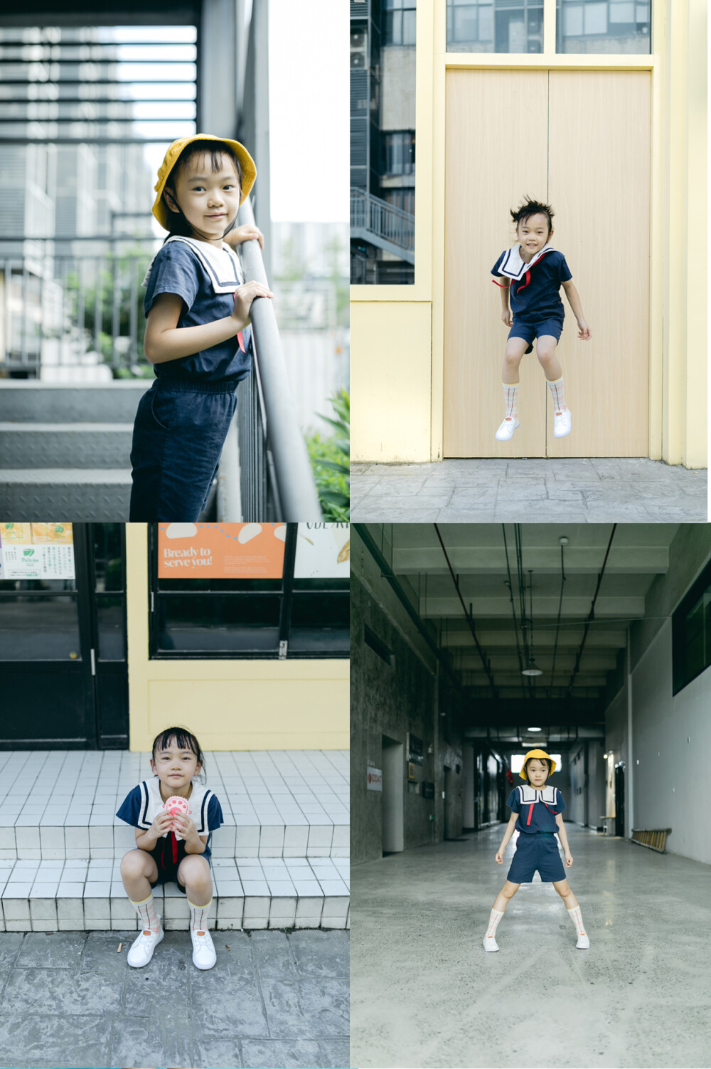 葫芦的夏天
摄影：洪小漩
出镜：葫芦娃
和葫芦娃妈妈约了大概有一年了。可是葫芦好忙，忙着练球，忙着上课。
上次见到葫芦，还是我在坐月子，葫芦来家中看菲比，一直说，妹妹好小好小好小，还给菲比准备了礼物。
我记忆中，我第一次见葫芦，她也不过几个月大，在泳池里套着脖圈游泳。一晃眼，她都念小学了，个头窜了好多，身材也是随妈妈一样，长手长脚。
葫芦说，自己长大了想当个宇航员。我也不知道为什么会是宇航员，我只是羡慕，她对长大充满希望这件事。