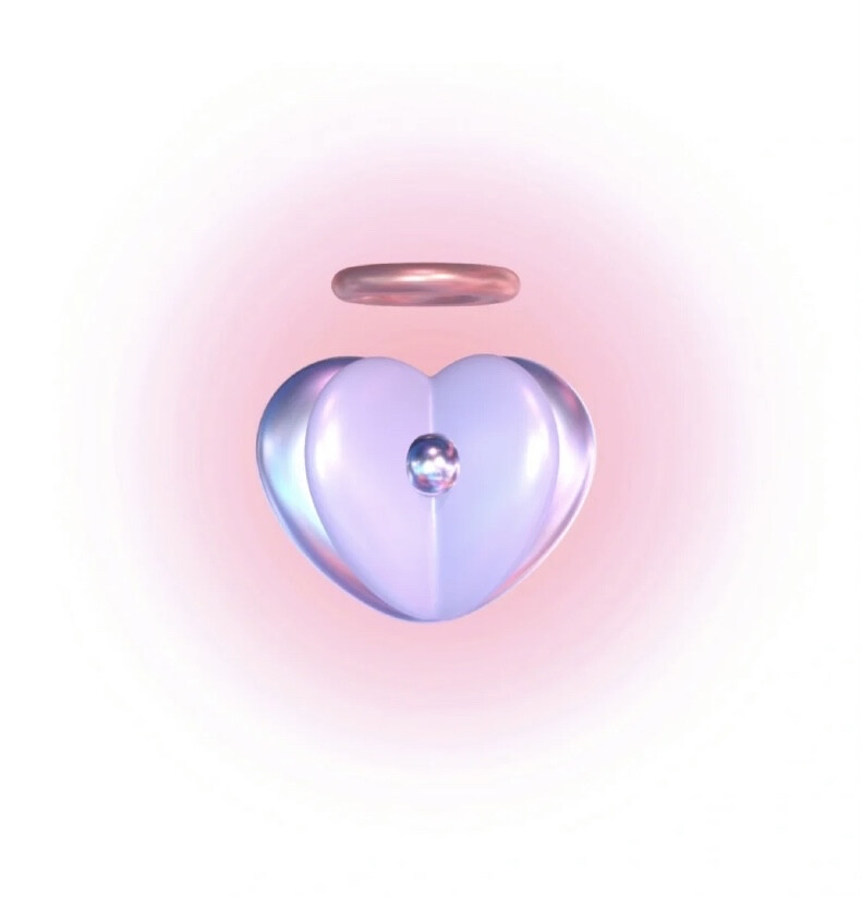 白底头像3d头像爱心头像建模头像立体图形头像赞评论更多