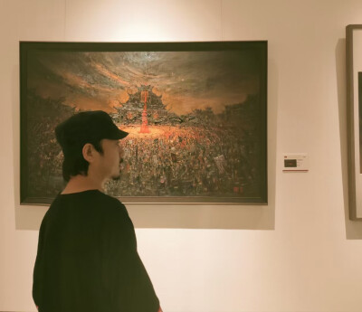 符敏 中国建党一百年大型绘画展 入展作品 油画
