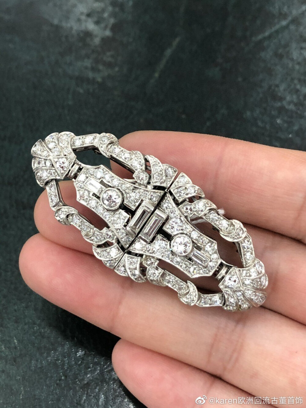 art deco 时代 古董珠宝 