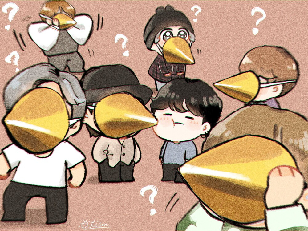 BTS fanart手绘
cr:hisun